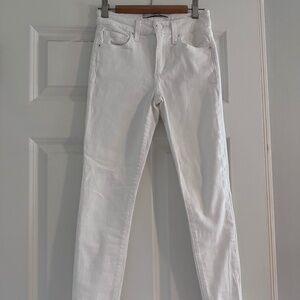 Joe's Jeans White Skinny Crop, 24